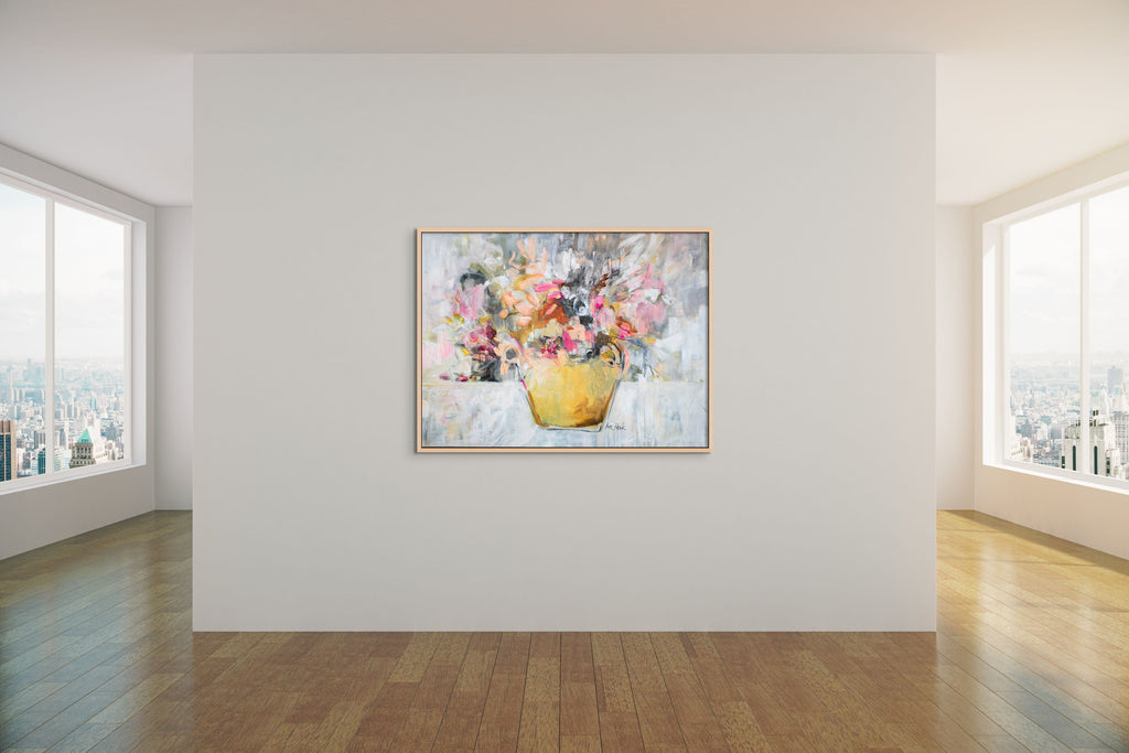 Space to Breathe Canvas Print in Ash Frame - Kim Black - Ruthanne Collection
