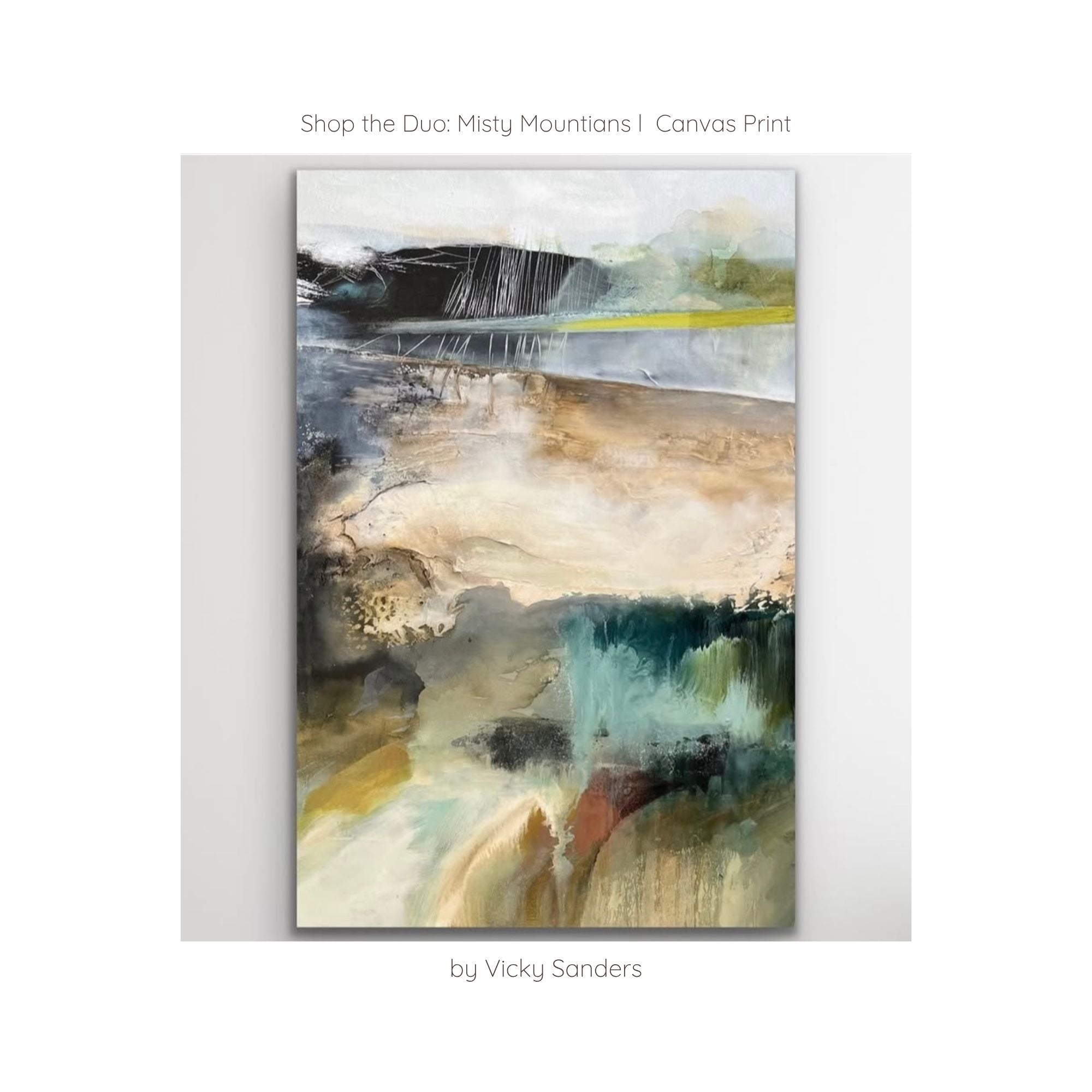Misty Mountain II Print