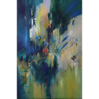 Aqua Abstract Print