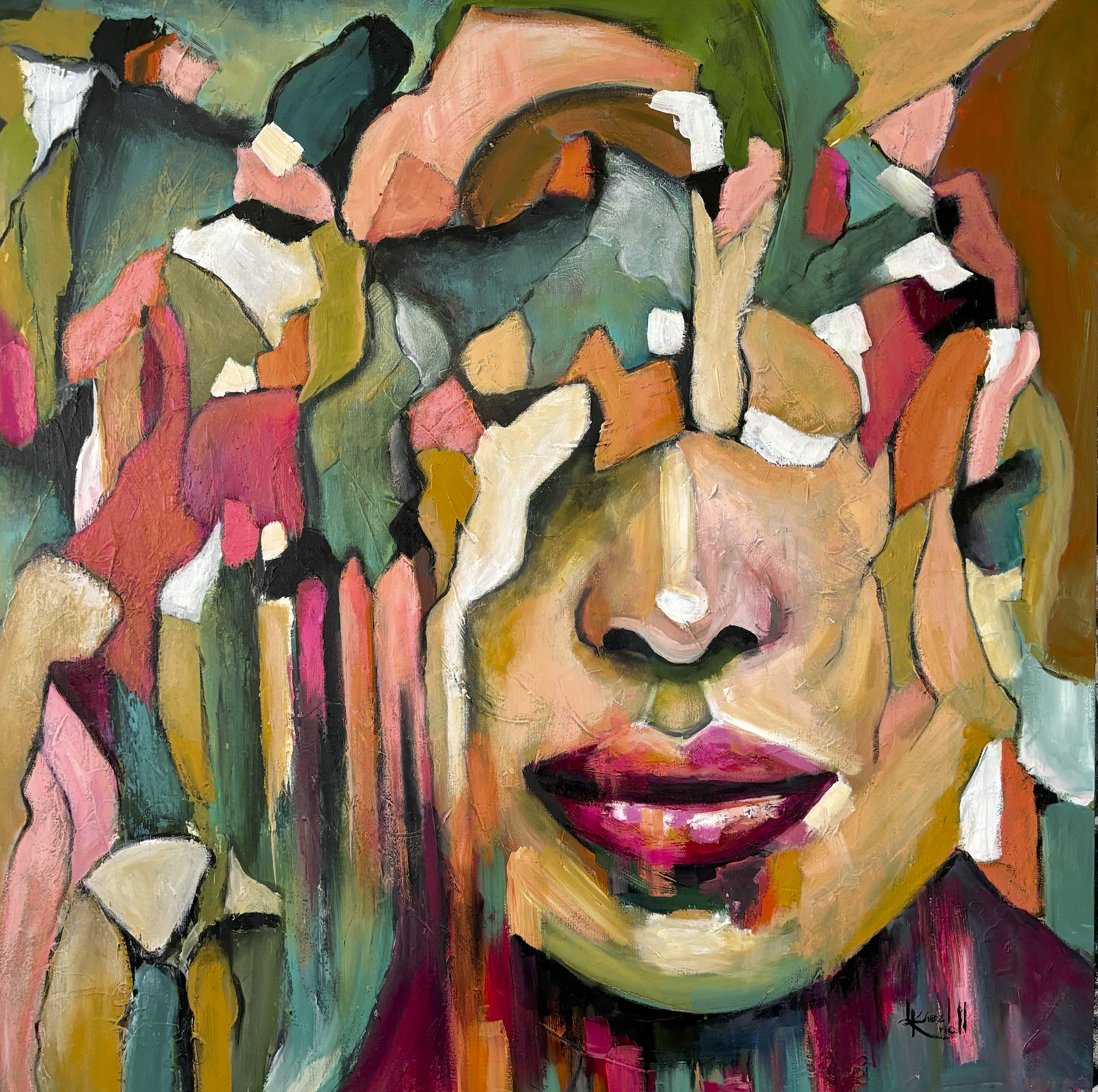 Beauty Fragmented Print