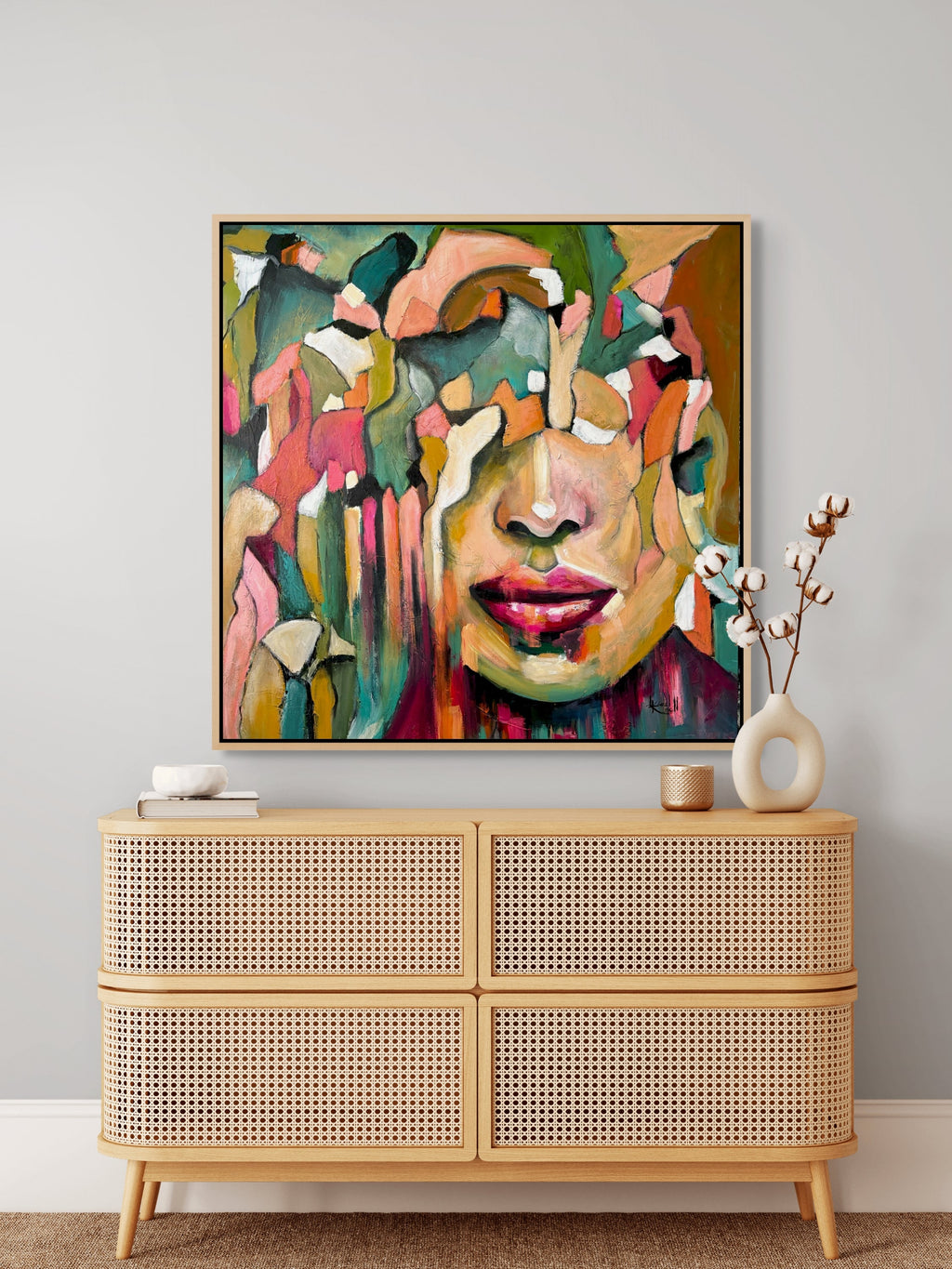 Beauty Fragmented Print