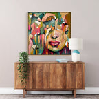 Beauty Fragmented Print