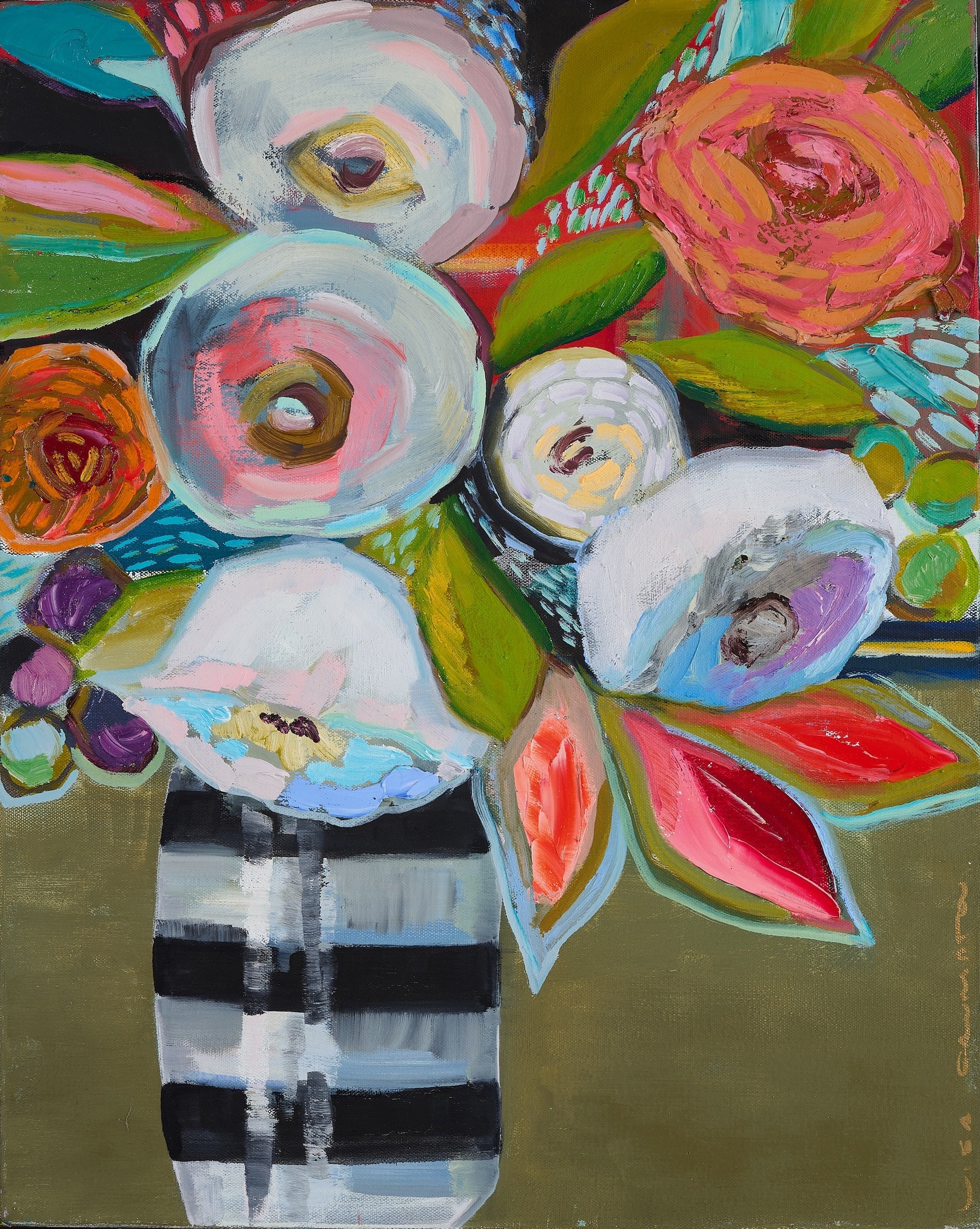 Bright Floral III Print