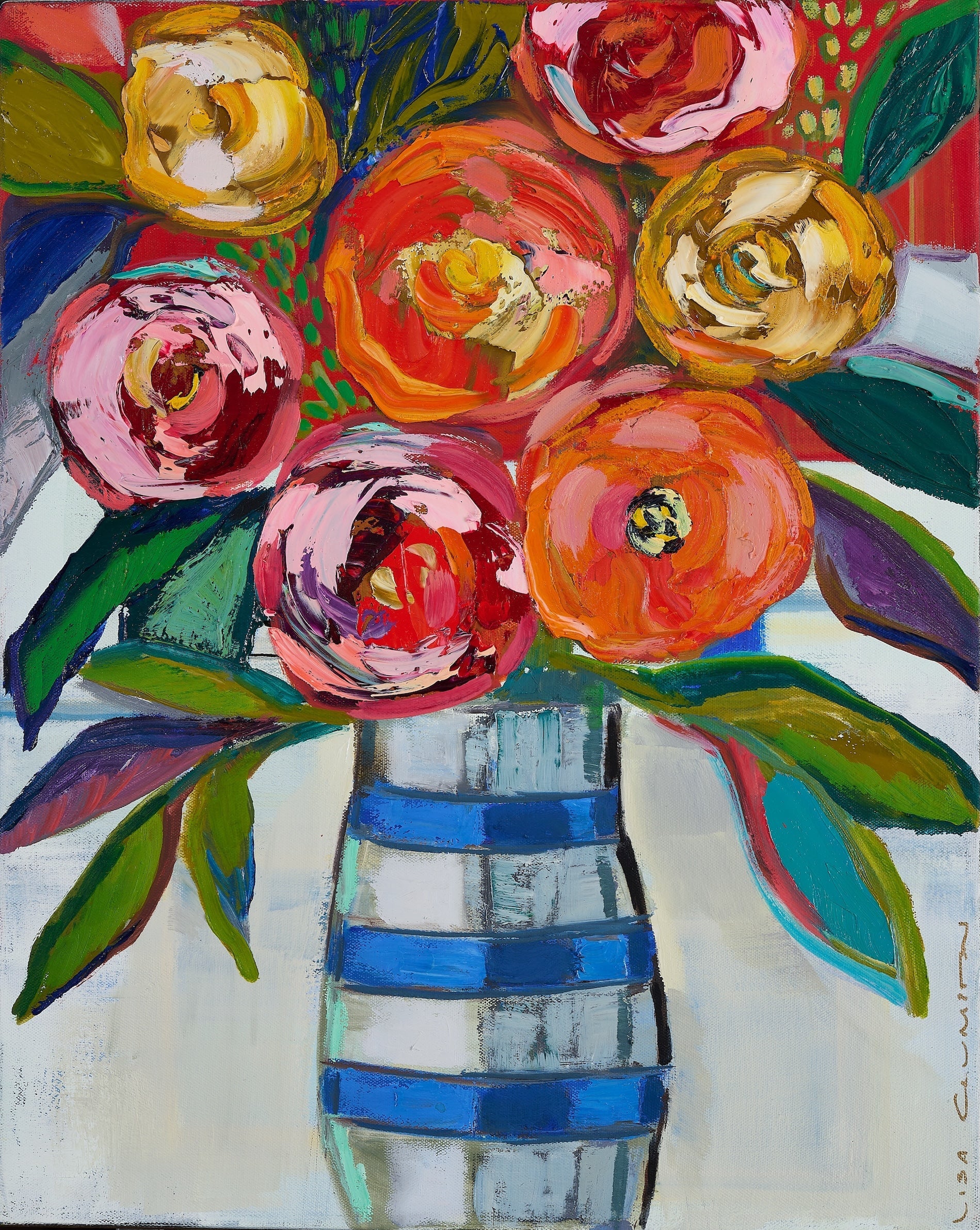 Bright Floral I Print