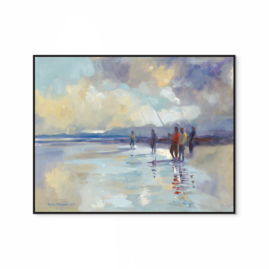 Beach Fishing Print