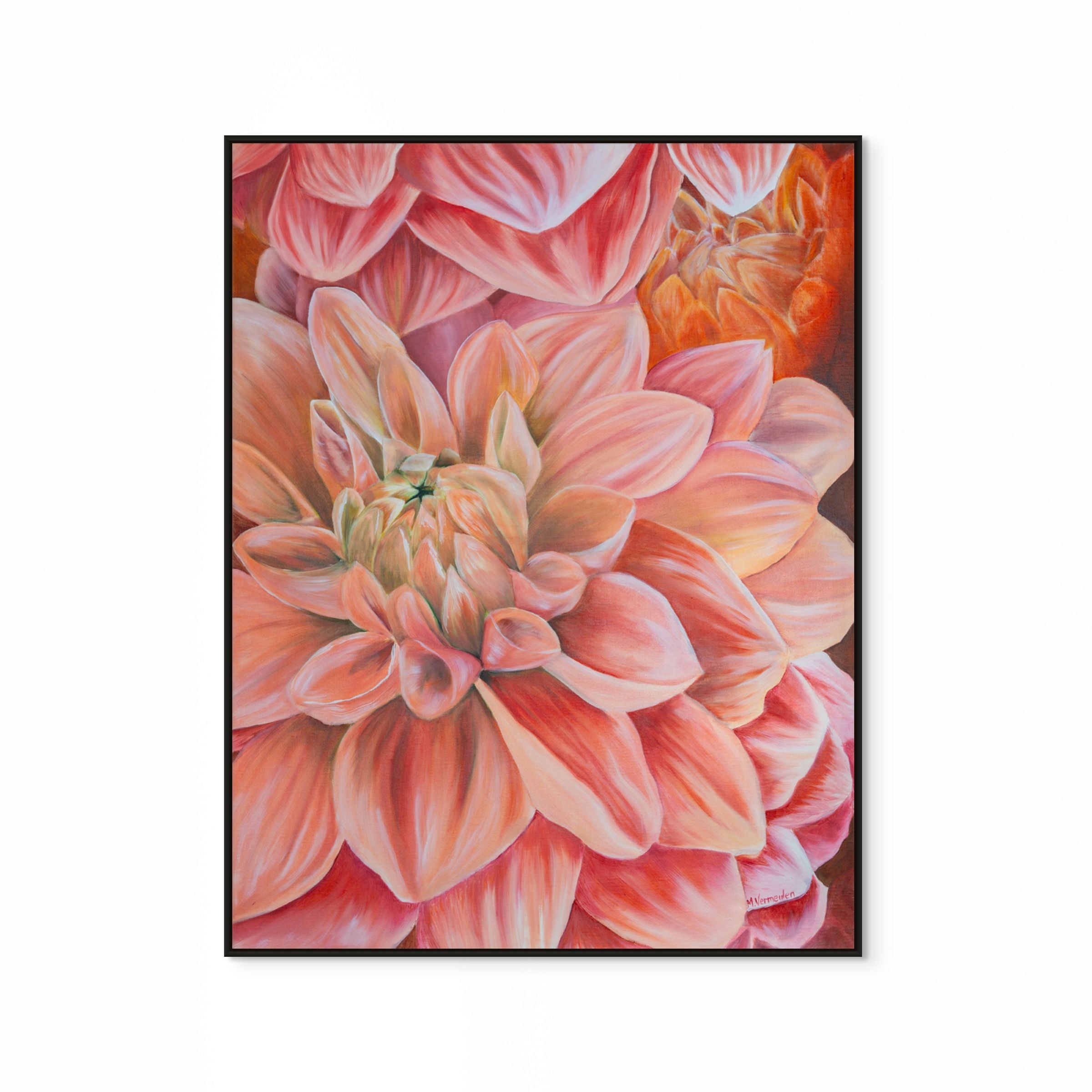 Fiery Bloom Print