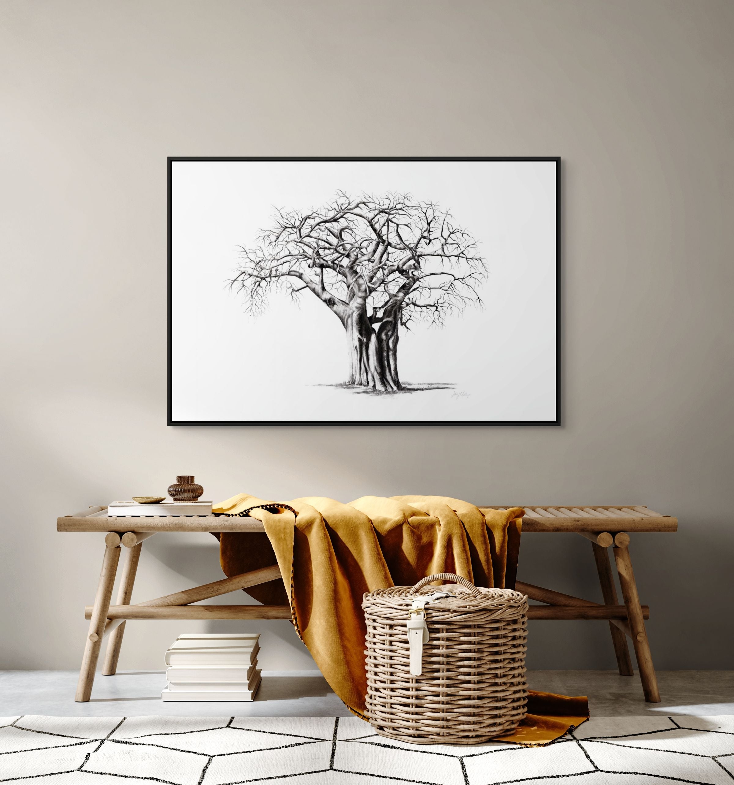 Baobab IV Print