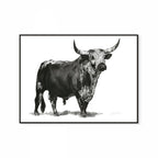 Nguni Bull Print