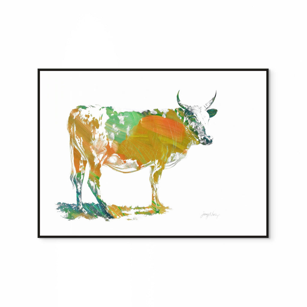 Nguni Orange Pop Print