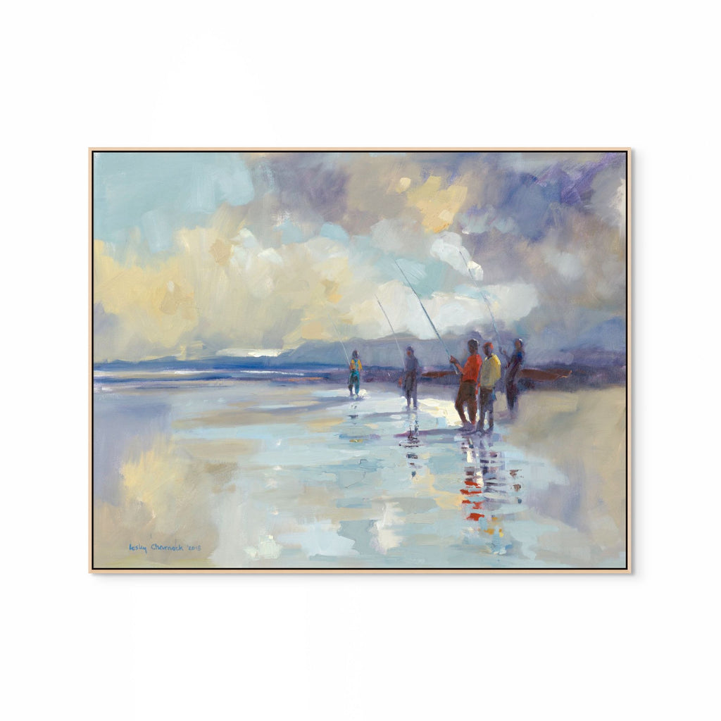 Beach Fishing Print