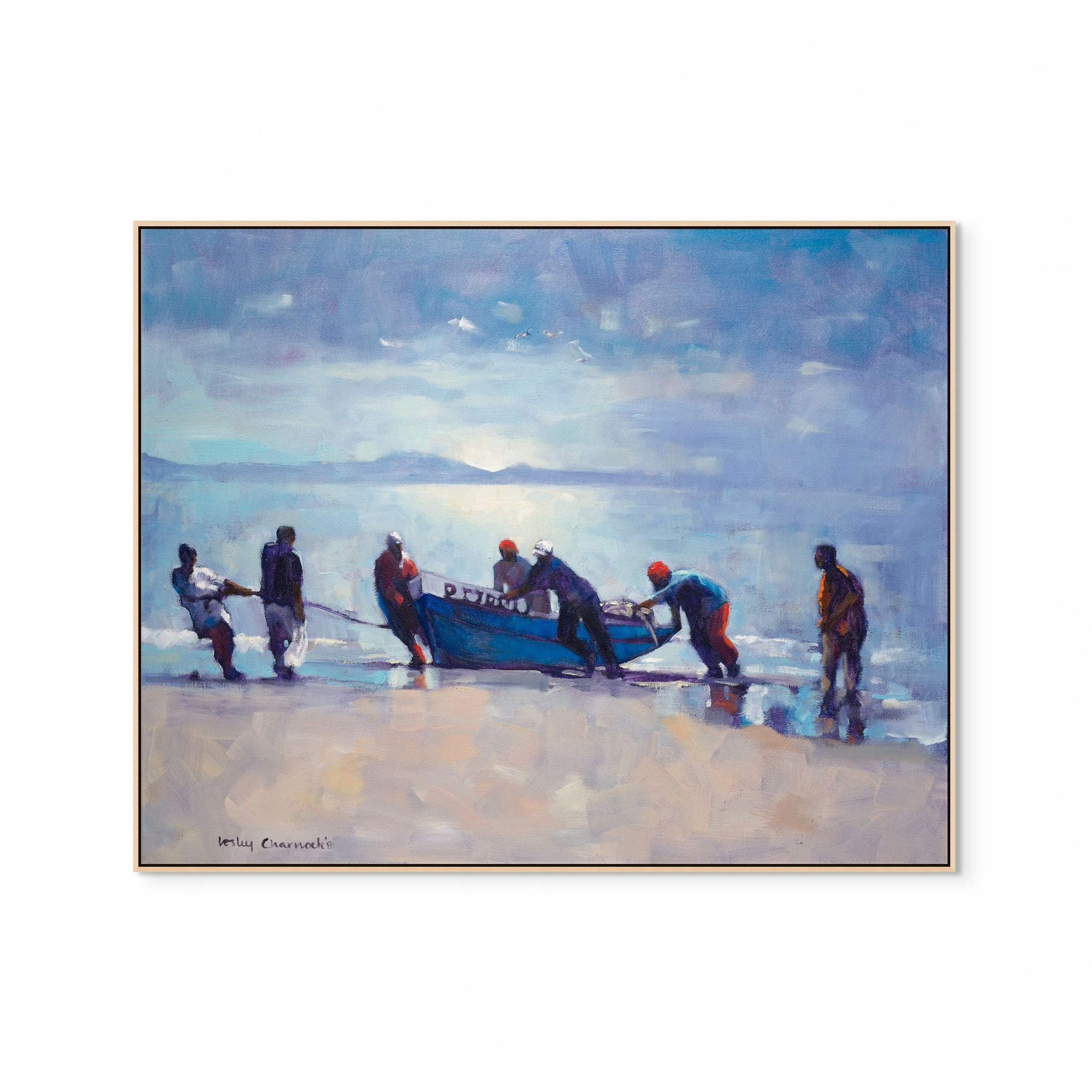 Dawn Trek Fishing Print