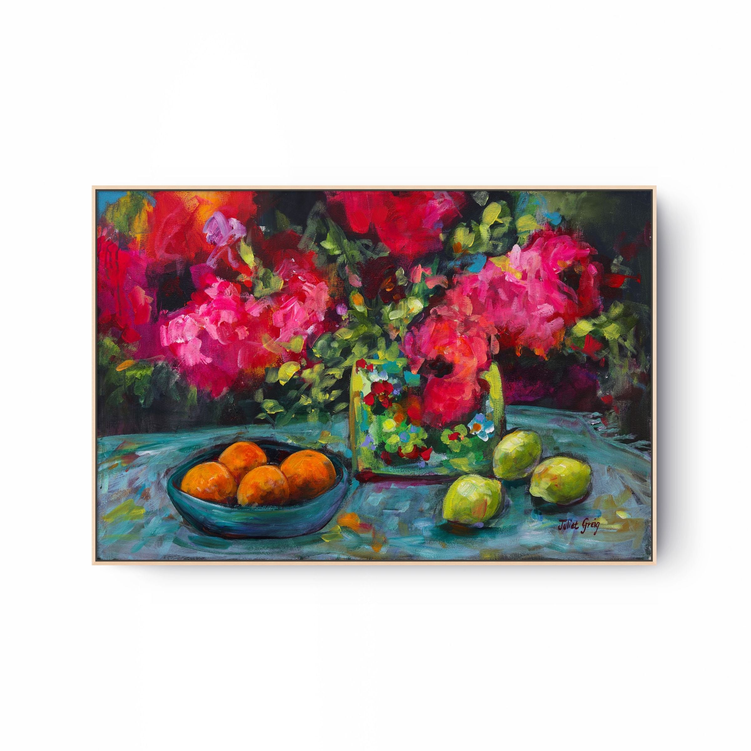 Fruit and Flowers Print