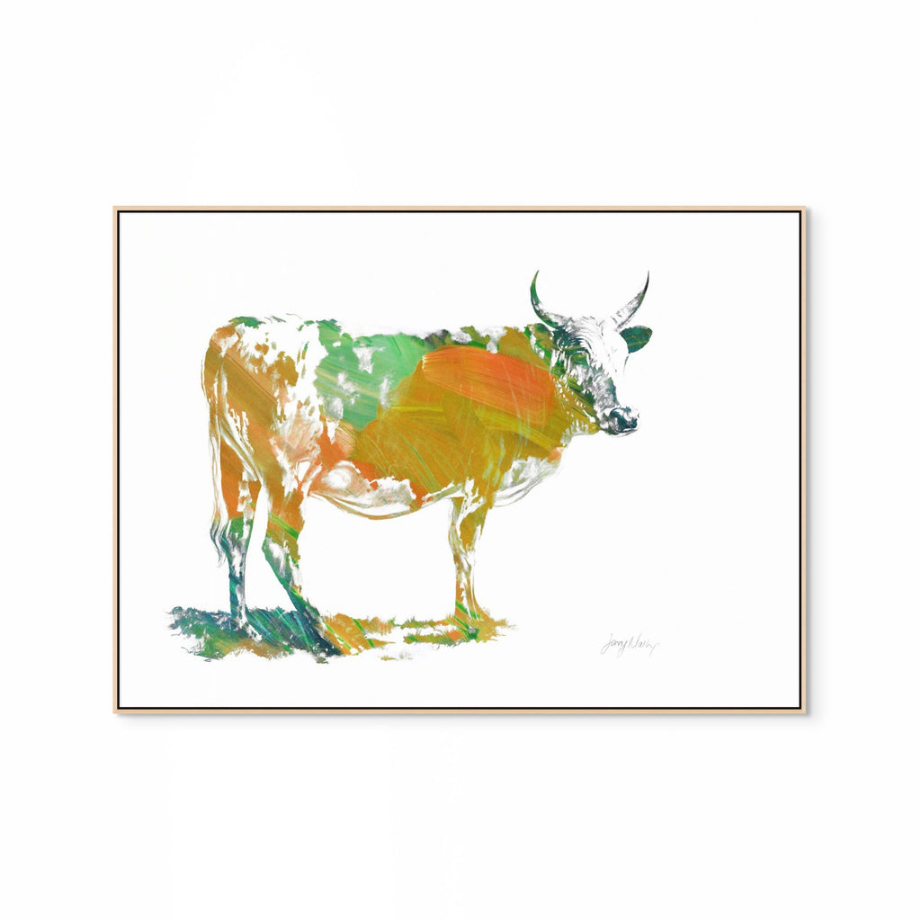 Nguni Orange Pop Print