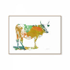 Nguni Orange Pop Print