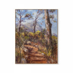 Old Stone Path & Pines In Kirstenbosch Print