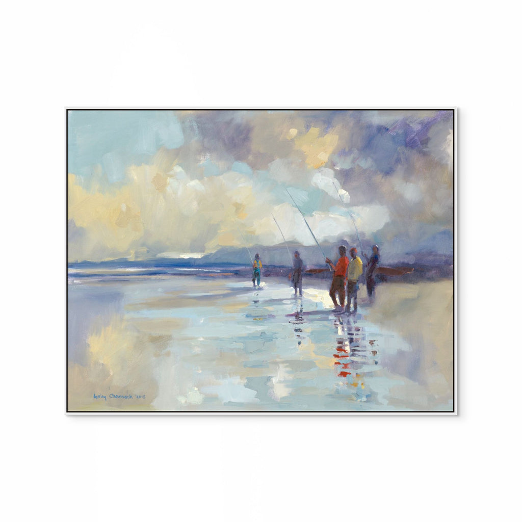 Beach Fishing Print