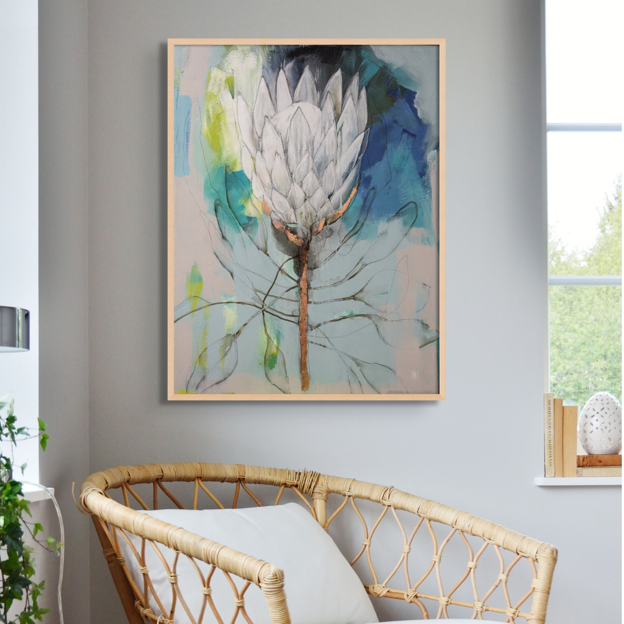 Courage Canvas Print on a Wall - Vicky Sanders - Ruthanne Collection