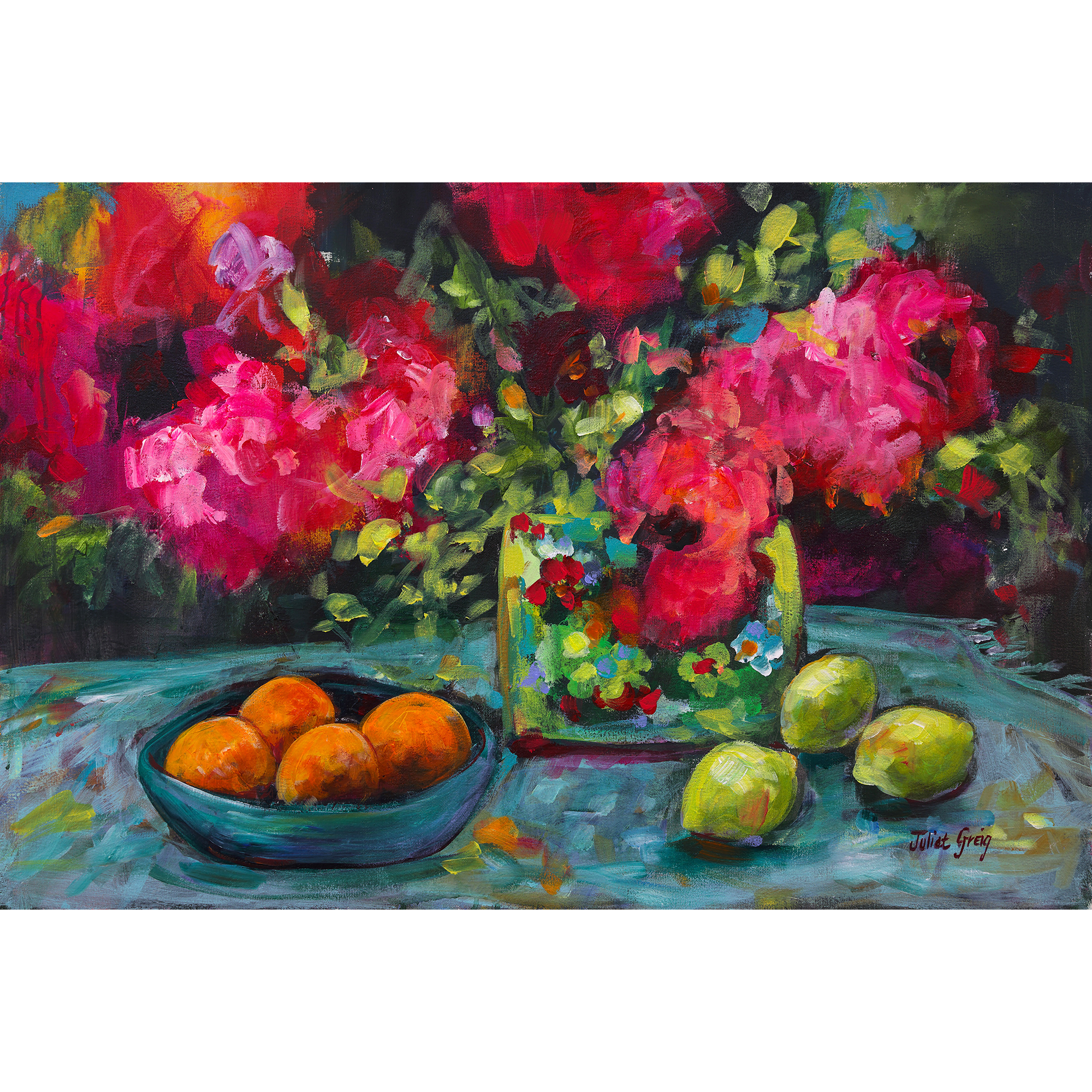 Fruit and Flowers Print