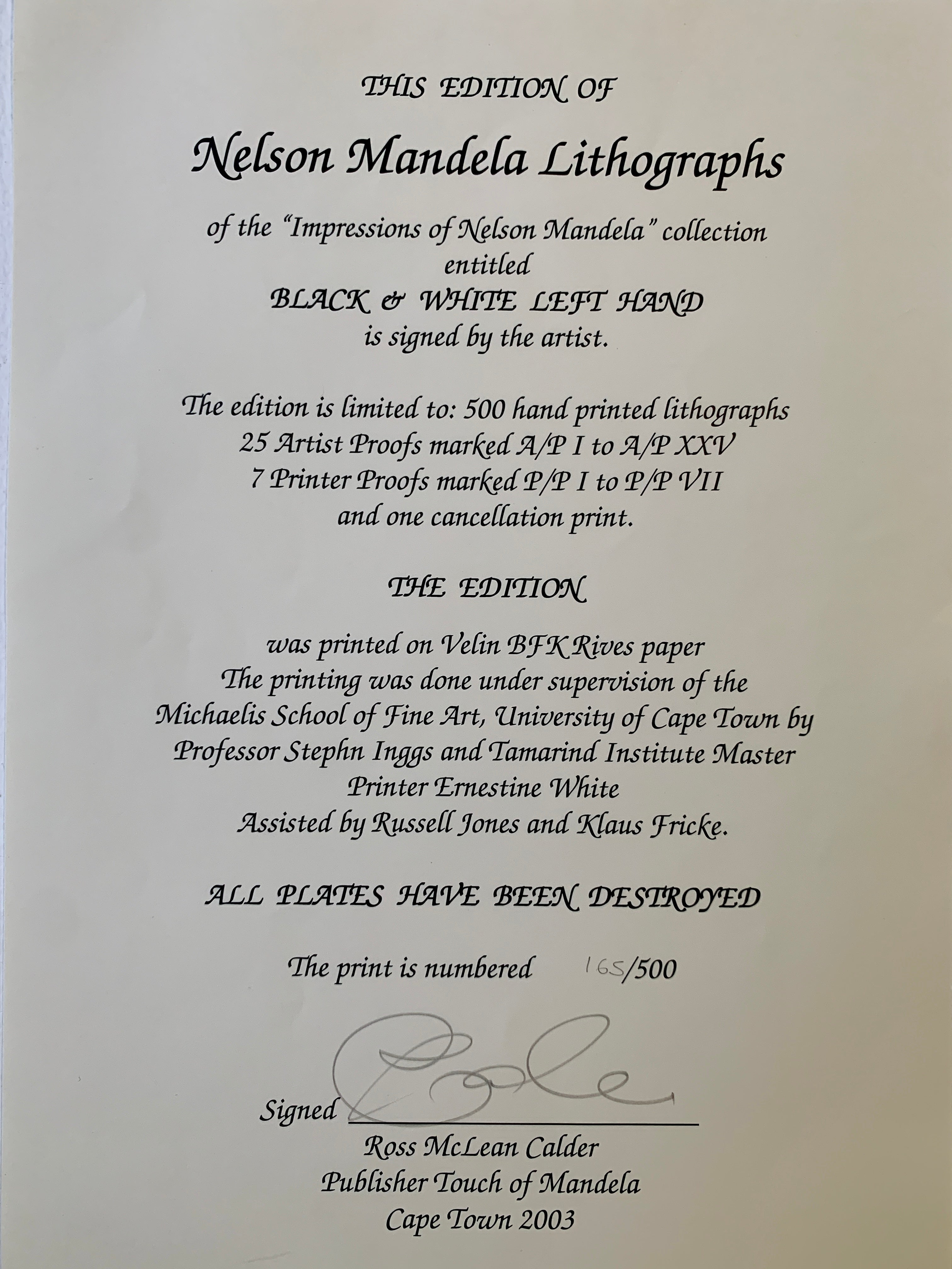 Nelson Mandela's Impressions of Africa - Signed Limited Edition