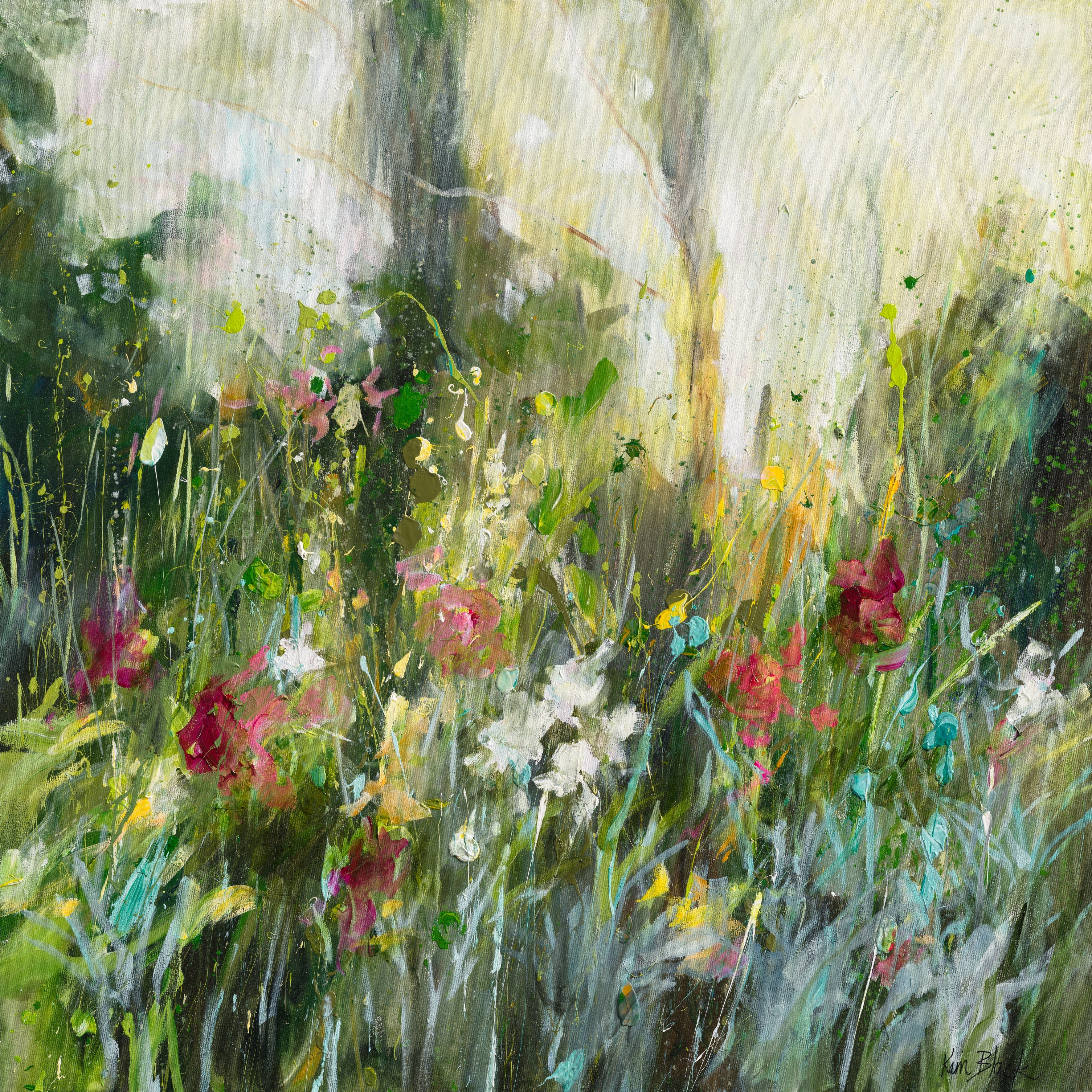 She Found Herself In The Garden Print