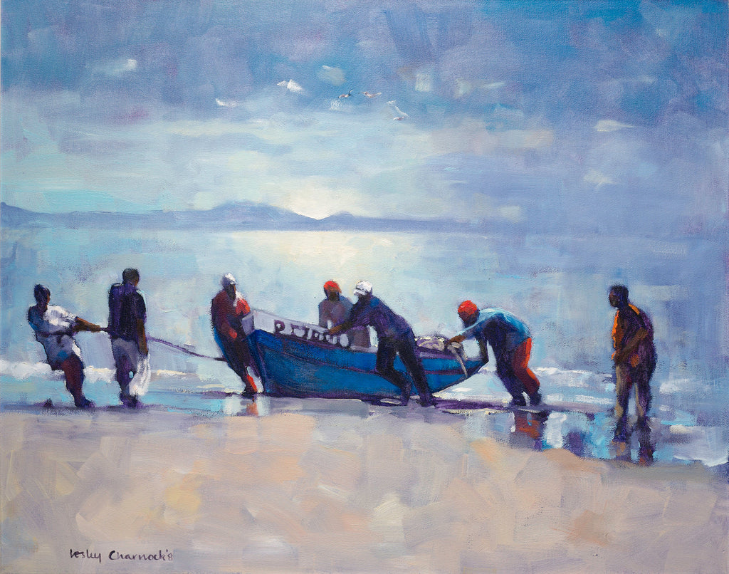 Dawn Trek Fishing Print