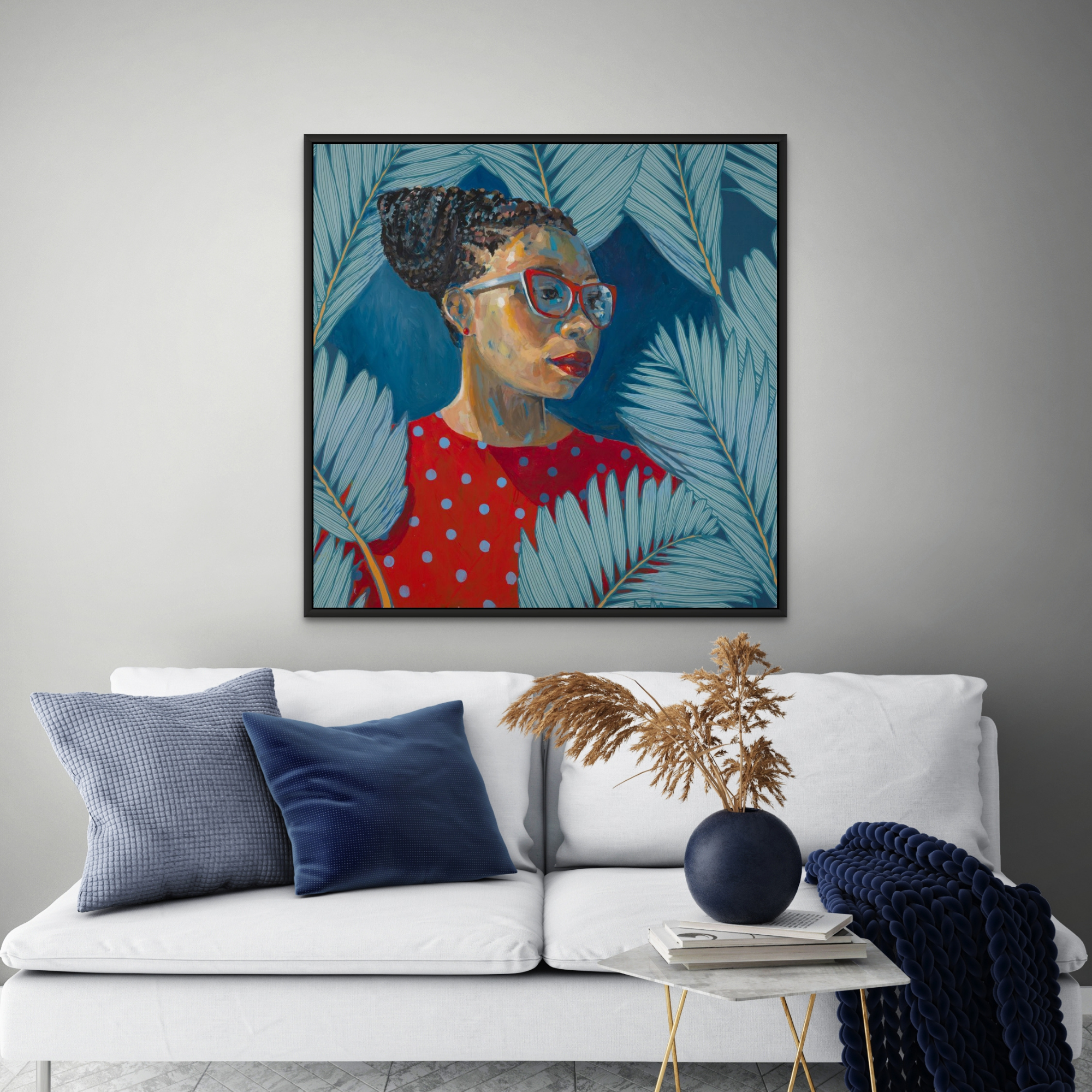 Palm Island Canvas on the Wall - Lesley Charnock - Ruthanne Collection