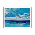 Blue Walk Print