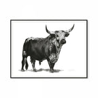 Nguni Bull Print