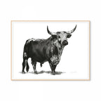 Nguni Bull Print
