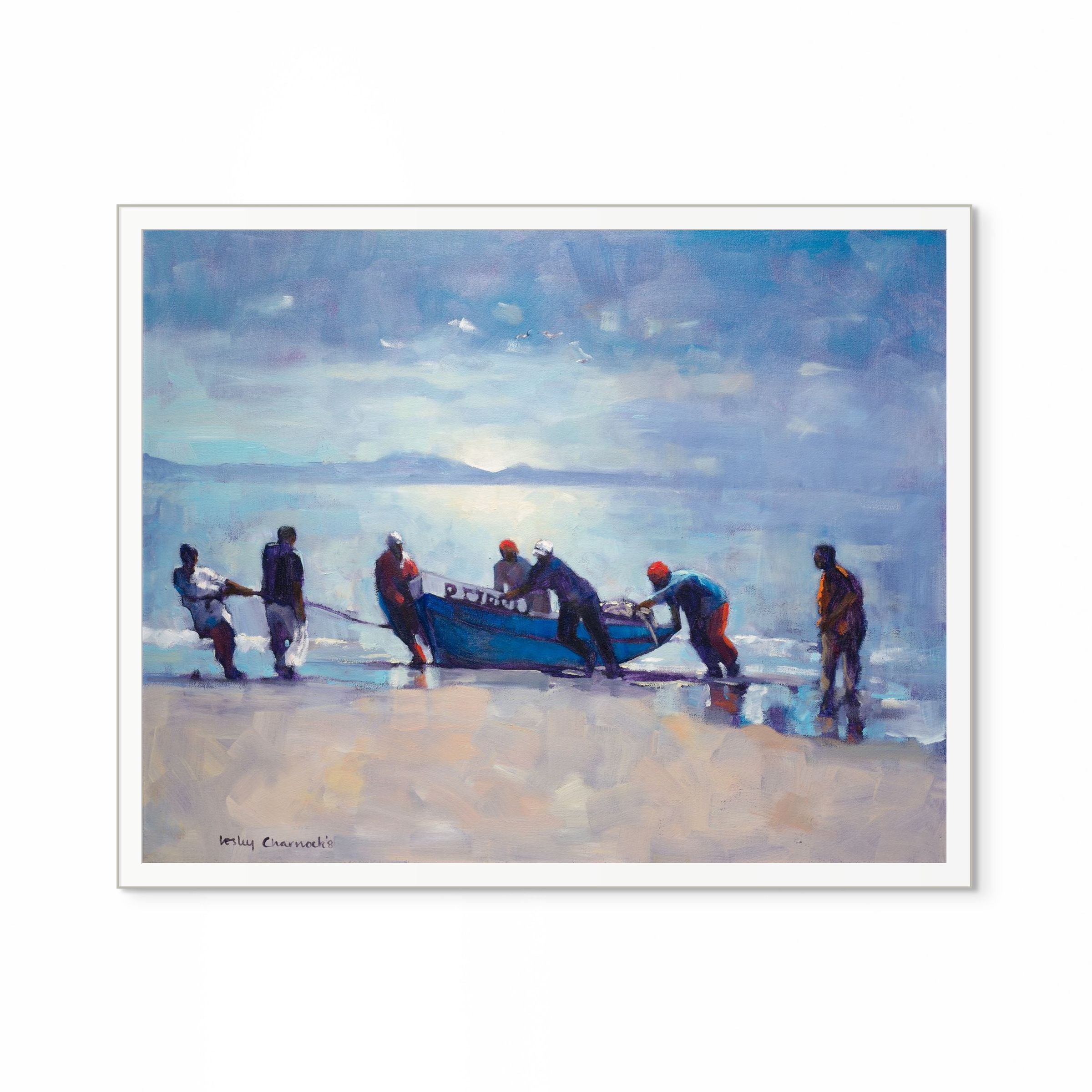 Dawn Trek Fishing Print