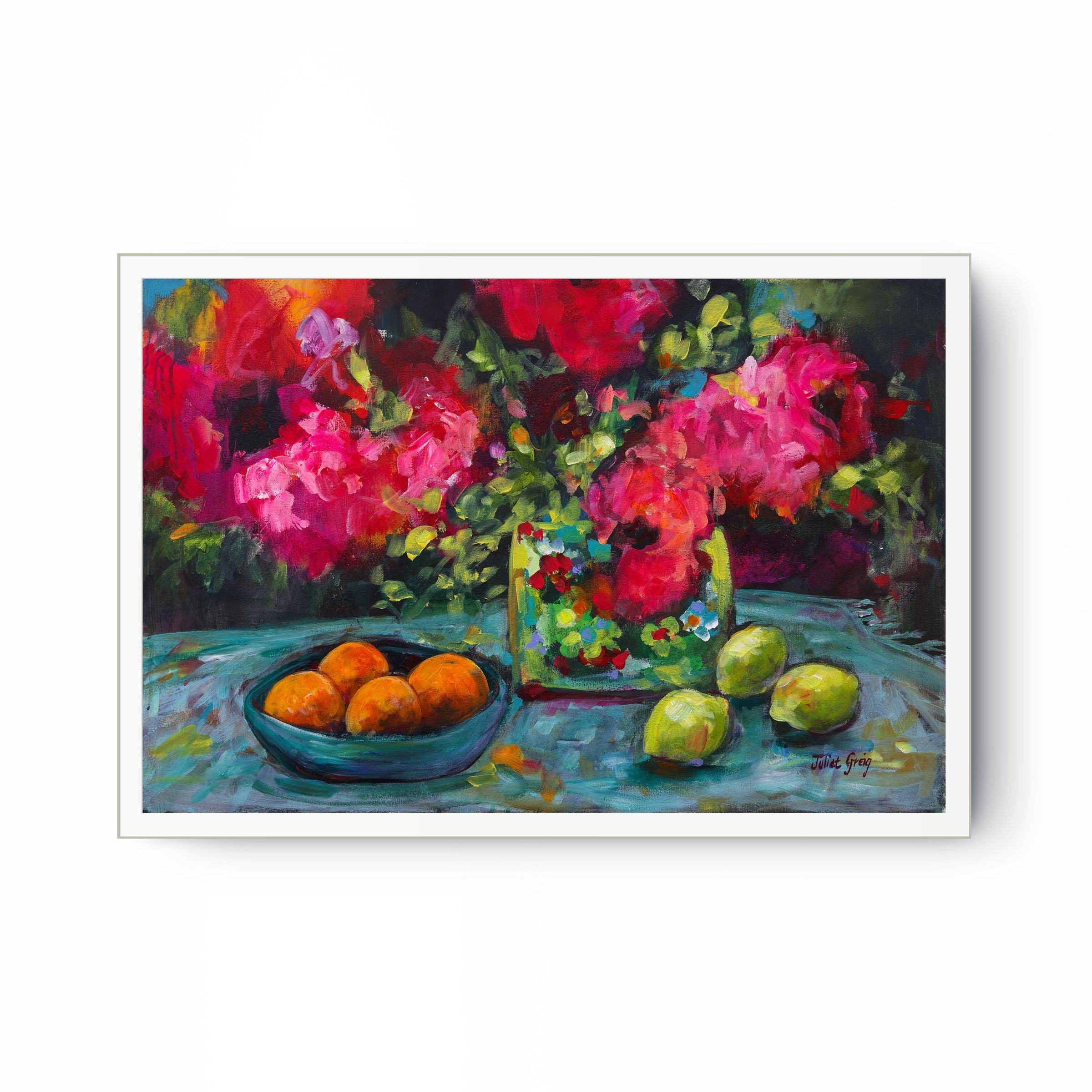 Fruit and Flowers Print