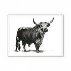 Nguni Bull Print