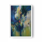 Aqua Abstract Print