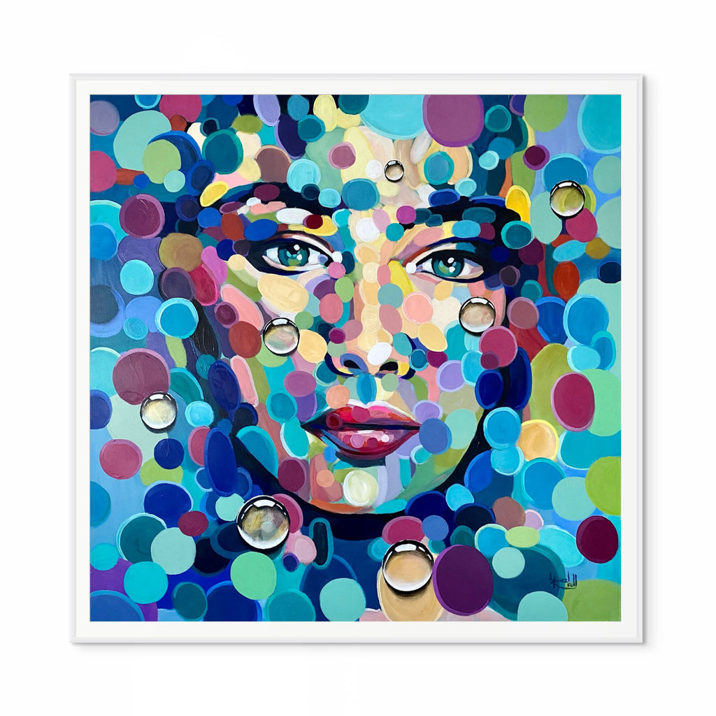 Beauty From Bubbles Print