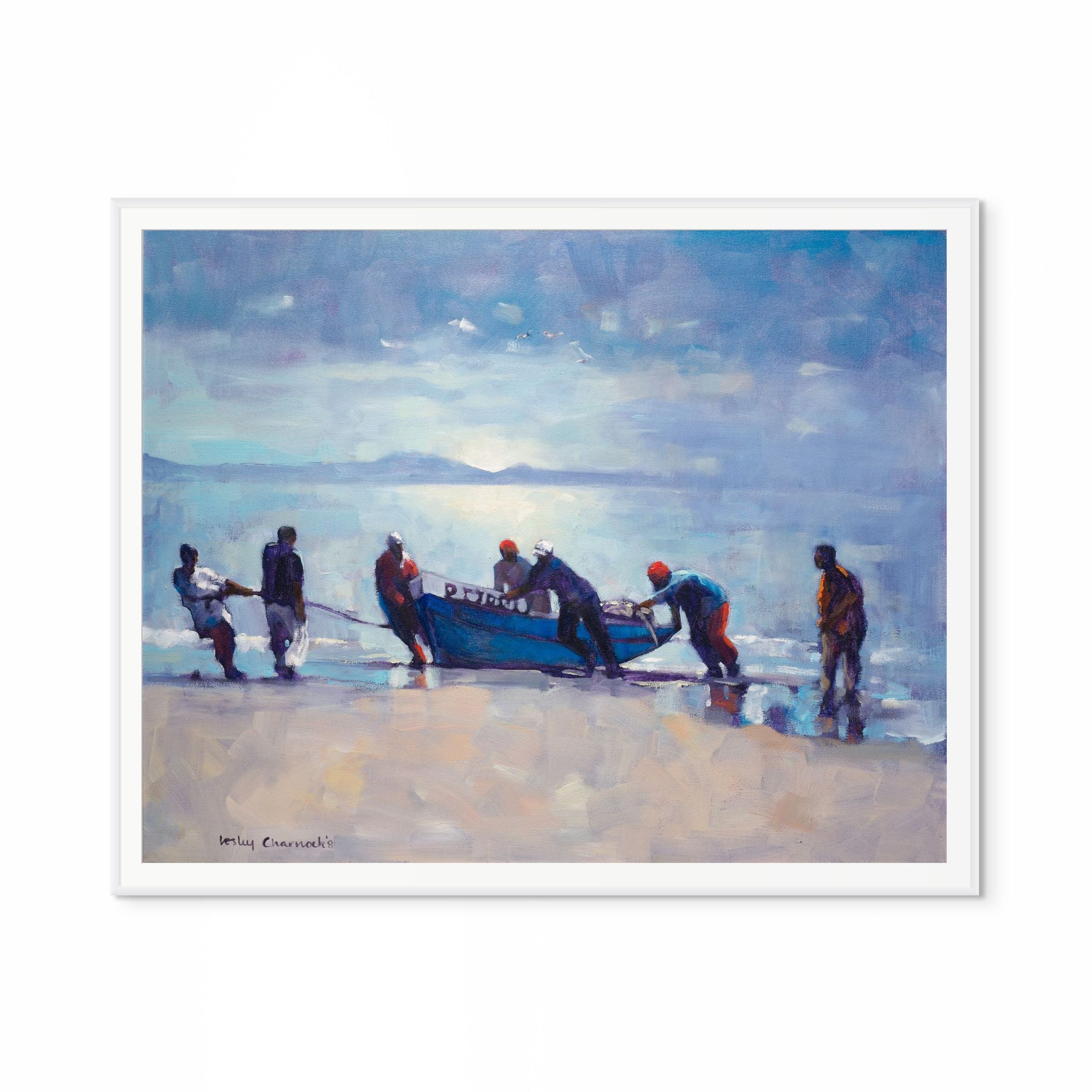 Dawn Trek Fishing Print
