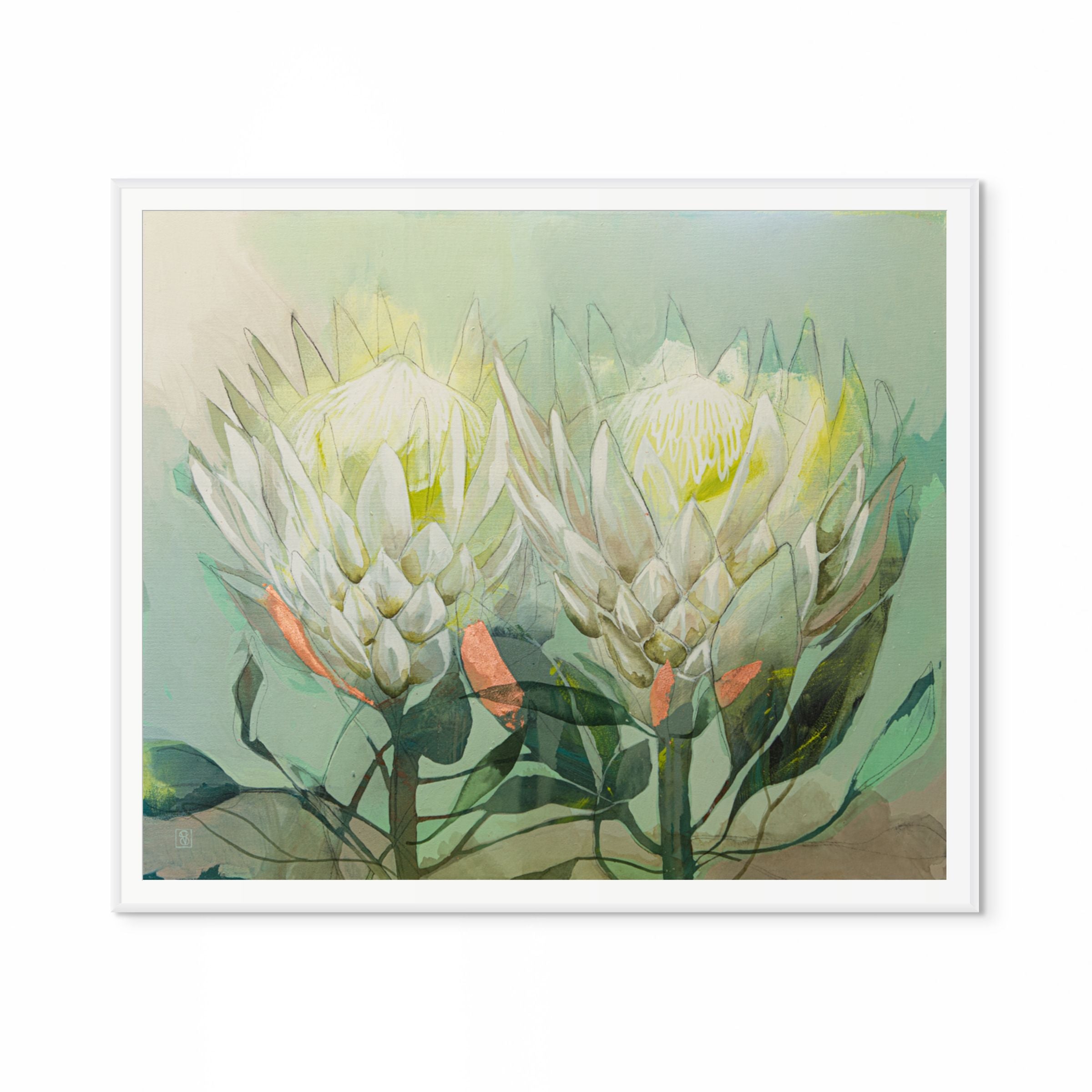 Protea Sisters Print