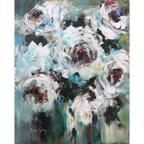 White Roses Print