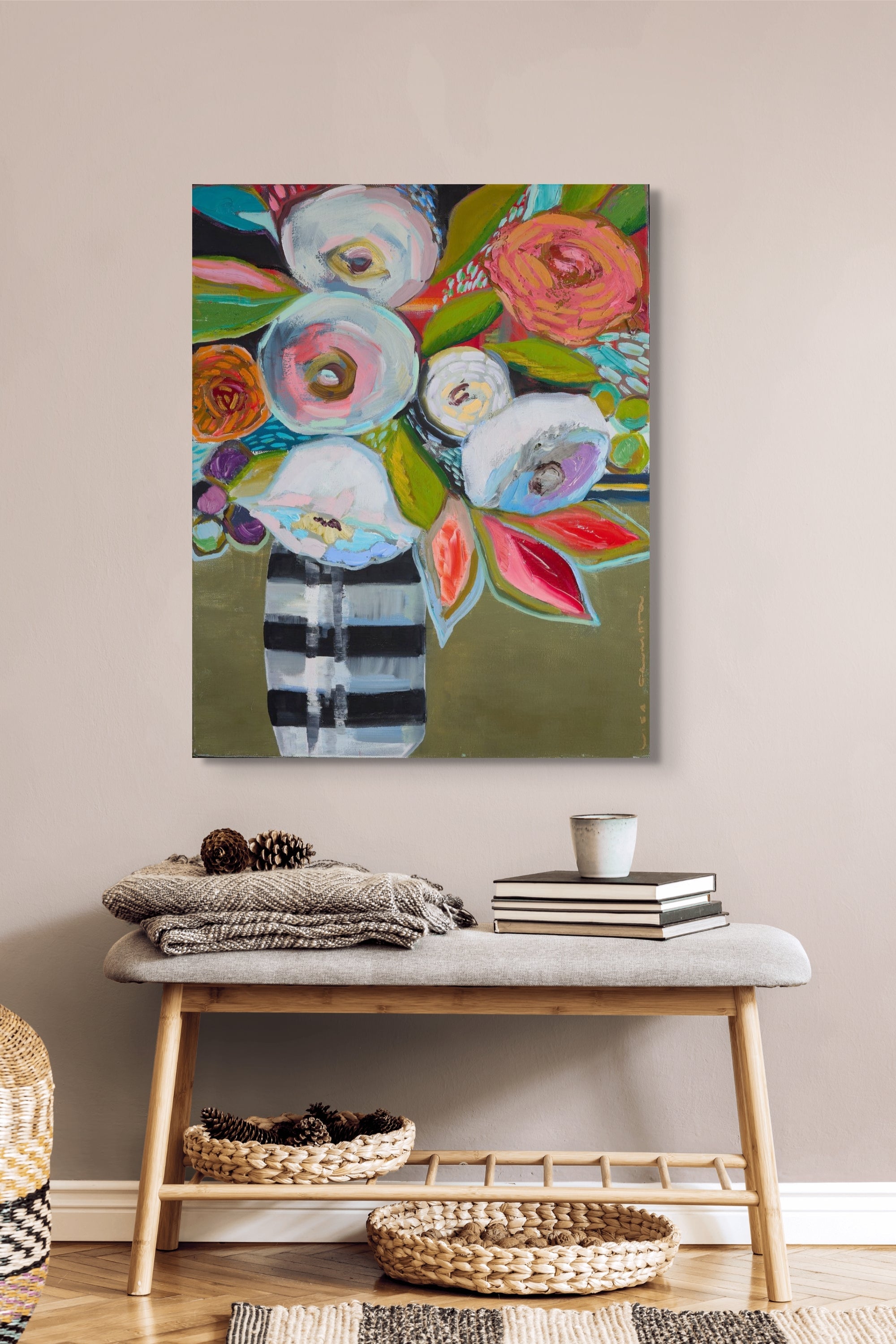 Bright Floral III Print