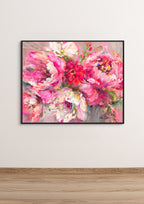 Particularly Pink in black frame - Kim Black - Ruthanne Collection